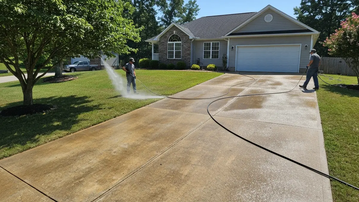 Pressure washing in Alcoa, Tennessee