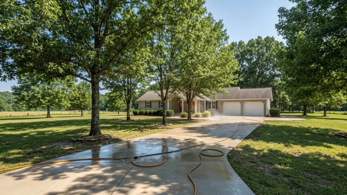 Pressure washing in Corryton, Tennessee